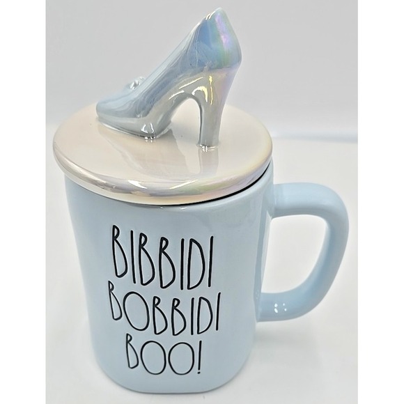 Rae Dunn Disney Princess Iridescent‎ Cinderella Bibbidi Bobbidi Boo Topper Mug - Picture 2 of 8